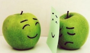 smutne jabłko